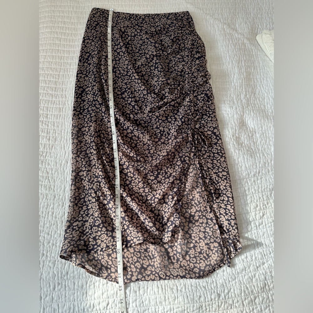 Rebecca Minkoff Black and Tan Animal Print Jacket